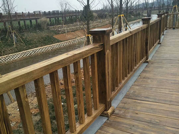 護欄、棧道、古木橋