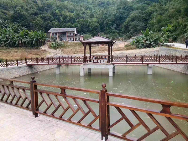 護欄、棧道、古木橋